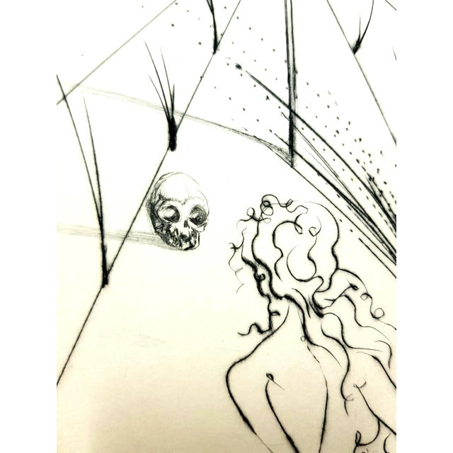 Salvador Dali - Venus in Furs - Original Stamp-Signed Etching 1968 For Sale - Image 3 of 8