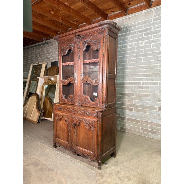 French Mid 19th Century French Walnut China Buffet For Sale - Image 3 of 5