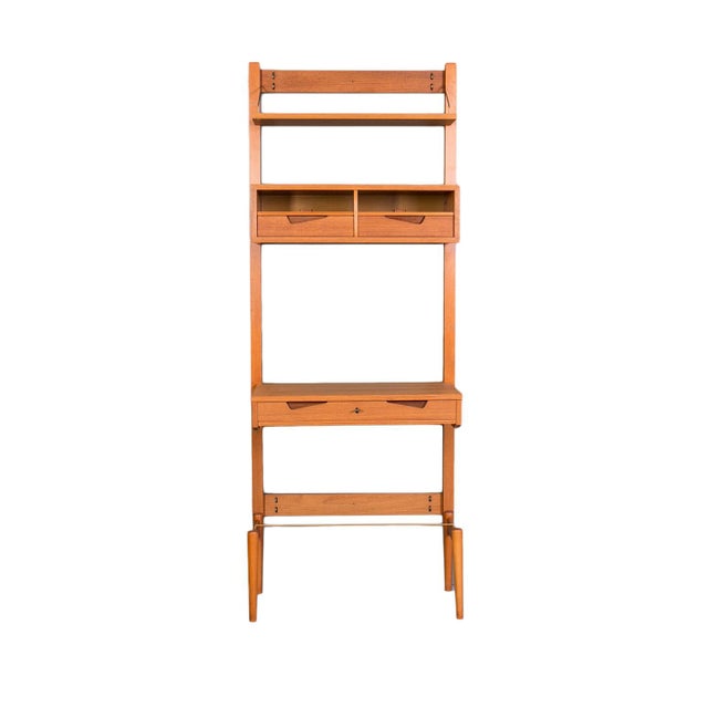 Modular Wall Unit in Teak from Brodrene Jatog Mobelfabrik, 1960s For Sale - Image 14 of 15
