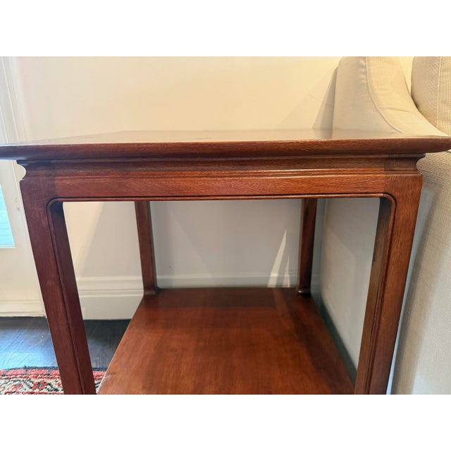 1950s 1950s Mid-Century Chinoiserie Mahogany Side Table For Sale - Image 5 of 10