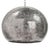 Handcrafted with a brilliant polished nickel finish and an organic perforated design this pierced metal sphere pendant is...