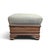 Wood Early-to-Mid 20th Century Upholstered Wood Storage Ottoman With Hinged Lid For Sale - Image 7 of 17
