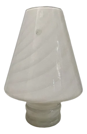 Murano Glass Swirl Table Lamp from Venini