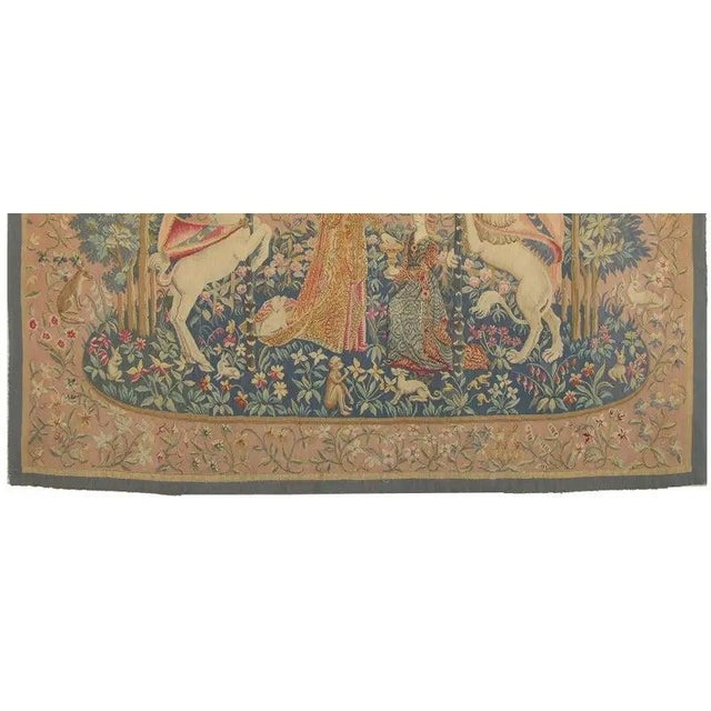 Early 20th Century Antique Printed 1920 Tapestry For Sale - Image 5 of 9