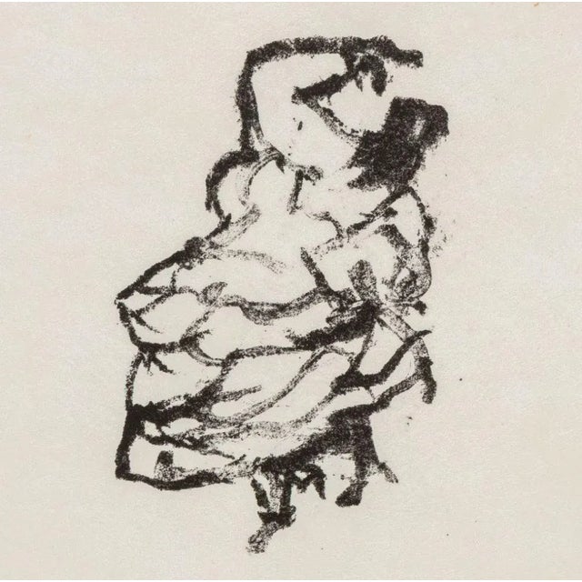 Abstract Manfred Schwartz the Flamenco Dancers Lithograph For Sale - Image 3 of 6