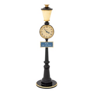 Jaeger-LeCoultre Rue De La Paix Street Lamp Clock For Sale