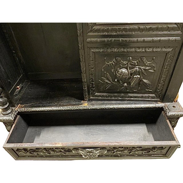 Wood Early 20th Century Spanish or Portgugal Gothic Cabinet For Sale - Image 7 of 12