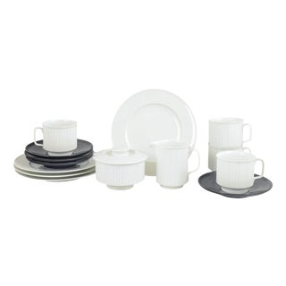 Variation Coffee Service by Tapio Wirkkala for Rosenthal, 1980s, Set of 14 For Sale