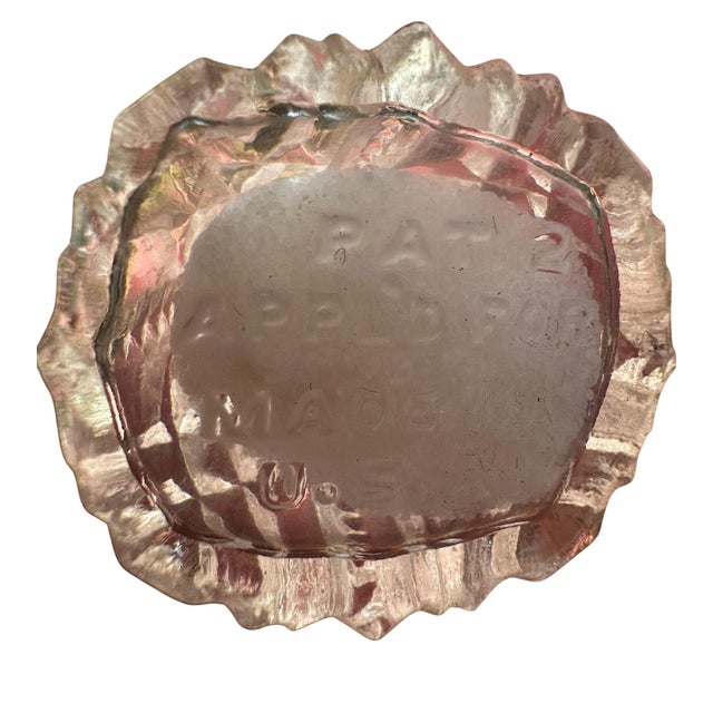 Transparent Vintage Cut Crystal Glass Sterling Silver Salt Pepper Shakers For Sale - Image 8 of 8