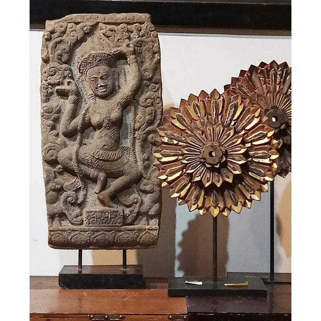 Late 20th Century Thai Sandstone Carving For Sale - Image 12 of 12