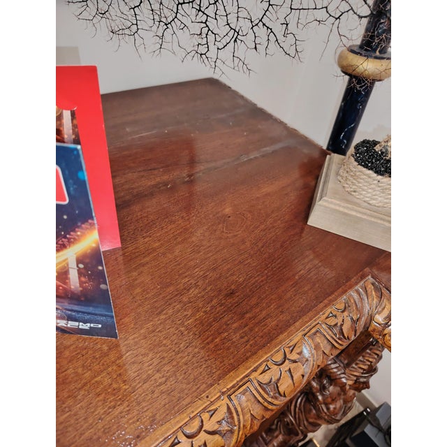 19th Century Carved Sideboard For Sale - Image 11 of 18