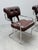Tucroma Chairs in Brown Leather and Chrome by Guido Faleschini for I4 Mariani, Italy, 1970s, Set of 4 For Sale - Image 13 of 18