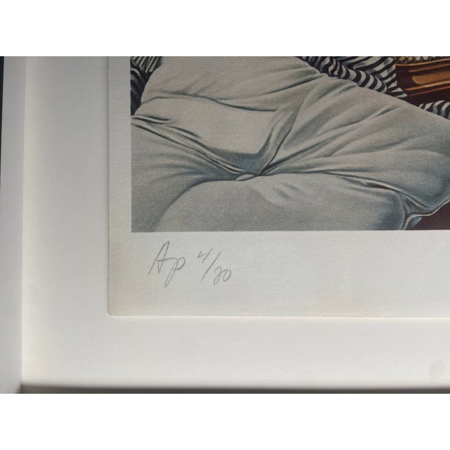 Touche le Boucher, 1974 Lithograph 20 × 26 1/2 in 50.8 × 67.3 cm Edition 1/200 very rare early lithograph by this top Pop...