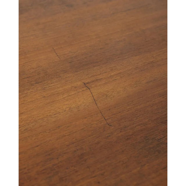 Black Vintage Italian Metal and Wood Table, 1960s For Sale - Image 8 of 12