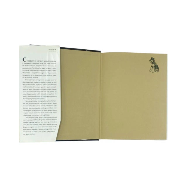 Contemporary 1999 Spago Chocolate by Judy Gethers Hardcover Restaurant Cookbook Dessert Recipes For Sale - Image 3 of 12