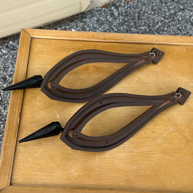 Mid 20th Century Mid-Century Modern Syroco Candle Sconces - a Pair For Sale - Image 5 of 12