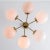 Brass Round Hanging Light from Limburg, 1970s For Sale - Image 4 of 9