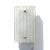 Metal German Structured Glass and Aluminum Wall Light Lamp by Hoffmeister, 1970s For Sale - Image 7 of 10