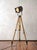 Black Vintage Industrial Theater Spotlight Floor Lamp from A.E. Cremer, 1950s For Sale - Image 8 of 18
