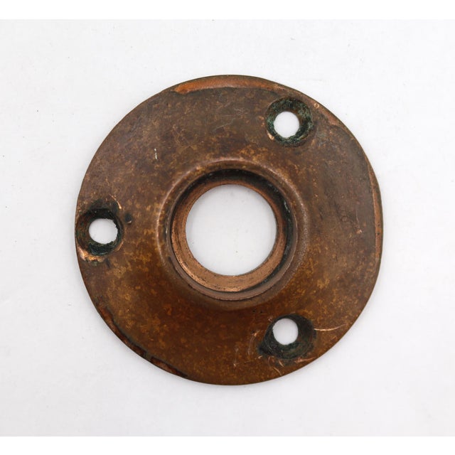 Vintage Passage Traditional Brass & Steel Door Knob Set For Sale - Image 10 of 11