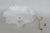 Mid 20th Century Fenton White Milk Glass Ruffled Edge Hobnail Candy Dish With Metal Handle For Sale - Image 9 of 14