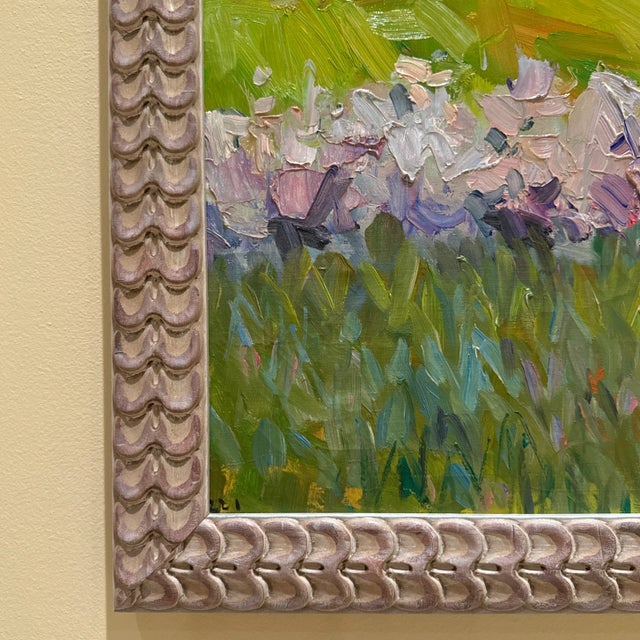 "SPRINGTIME PASSAGE” by Capozzi. Designer frame. - Framed Landscape Oil Canvas
