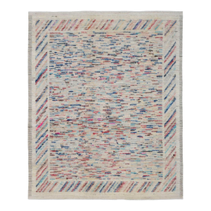 Hand Knotted Modern Wool Rug