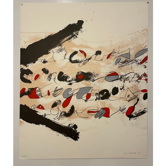 Josep Guinovart Bertrán, Abstract Latin American Art Spanish Catalan Lithograph Josep Guinovart New York, 1984 For Sale In Miami - Image 6 of 8