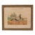 20th Century Belgian Artwork With Wooden Frame For Sale