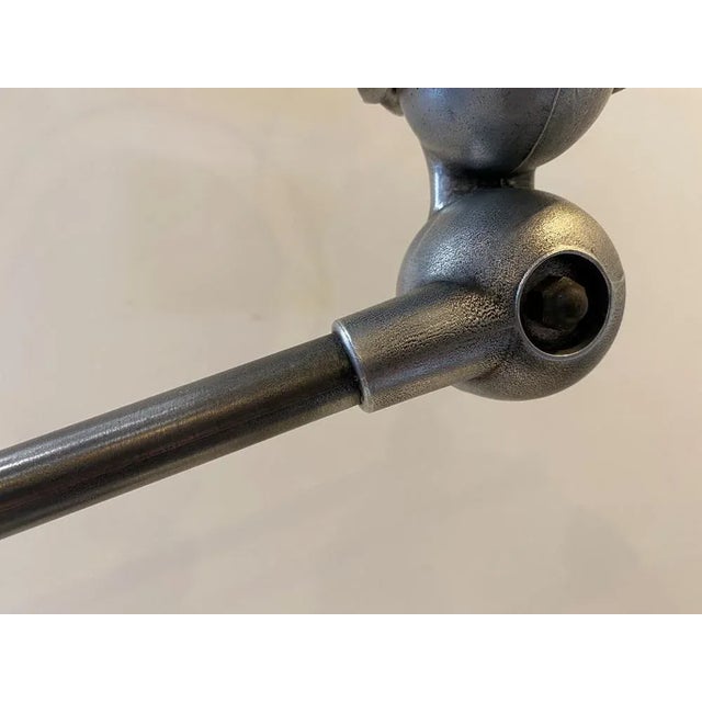 Industrial Industrial Graphite Desk Lamp by Jean-Louis Domecq for Jieldé For Sale - Image 3 of 10