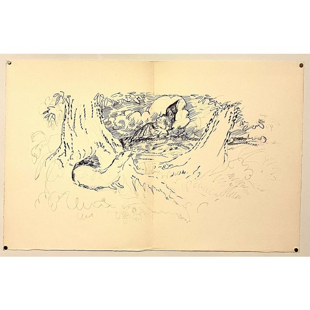 This is from a limited edition portfolio of original lithographs print Fernand Mourlot in Paris in 1958 from work done in...