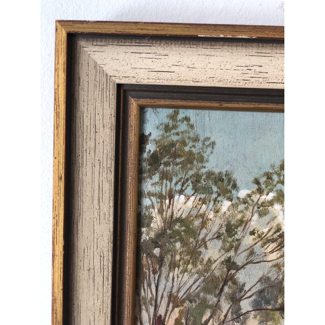 1920s Countryside Cottage, 1920s, Oil Painting on Panel, Framed For Sale - Image 5 of 16