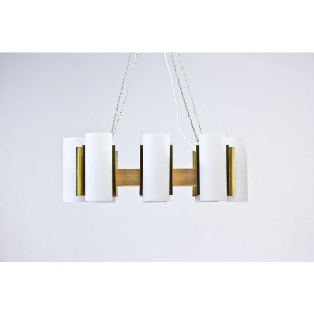 Chandelier by Sten Carlquist for Hans-Agne Jakobsson AB, 1950s For Sale - Image 14 of 14