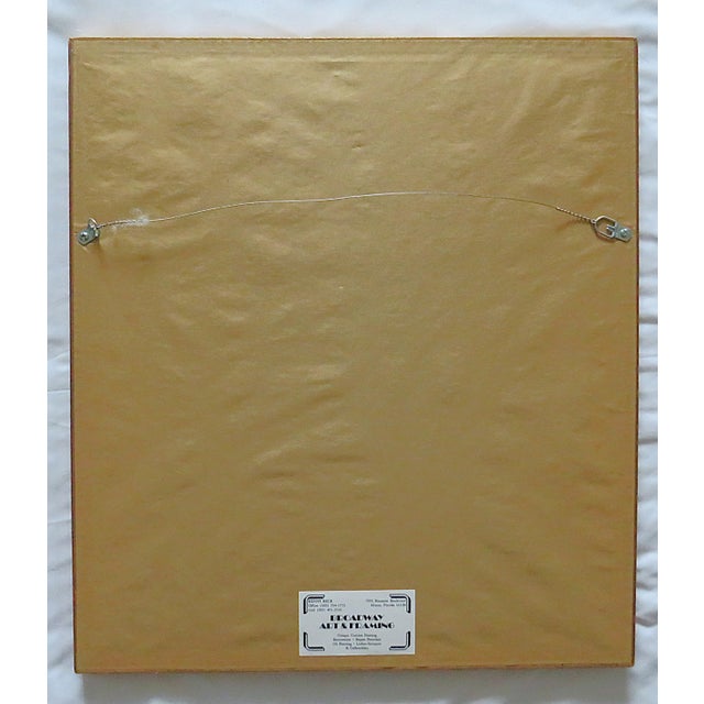 18th Century 1 of 3 18th Century French Hand Colored George-Louis Leclerc Comte De Buffon Monkeys Copper Engravings Framed Antique - Mandrill Femelle For Sale - Image 5 of 7