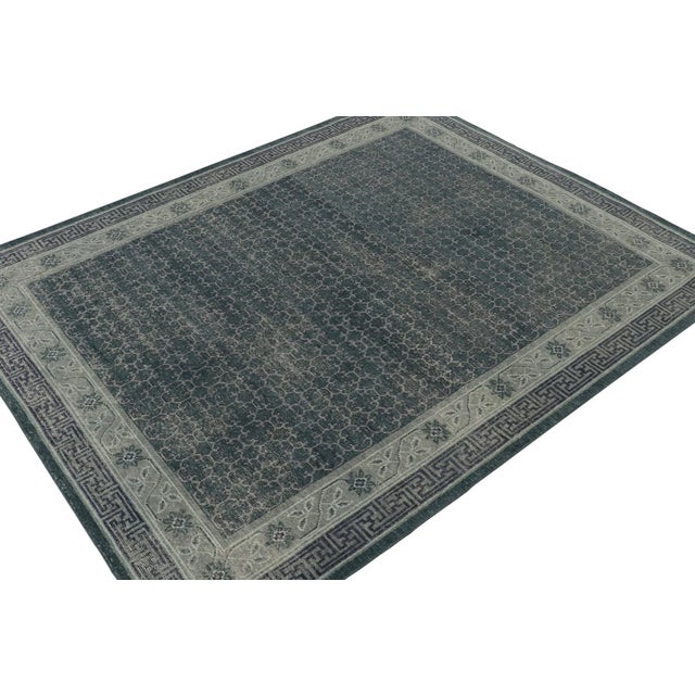 This 8x10 rug is a new addition to Rug & Kilim’s Homage Collection. Hand knotted in wool, it recaptures antique Khotan-...
