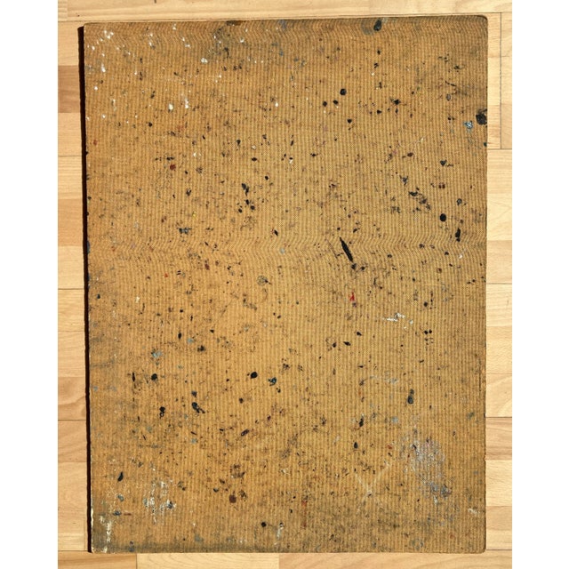 B. Pàlf, Abstract Composition, 1967, Oil on Wood For Sale - Image 11 of 12