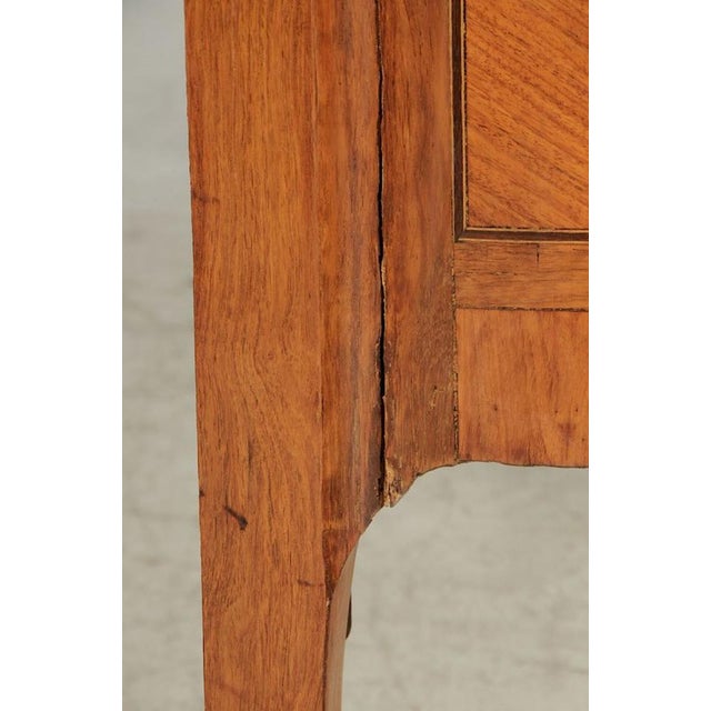Wood Late 19th Century Louis XV Style Marble Top Commode For Sale - Image 7 of 8