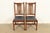 An exceptional pair of Mission or Arts & Crafts spindle back side chairs or dining chairs By L. & J.G. Stickley USA, Circa...