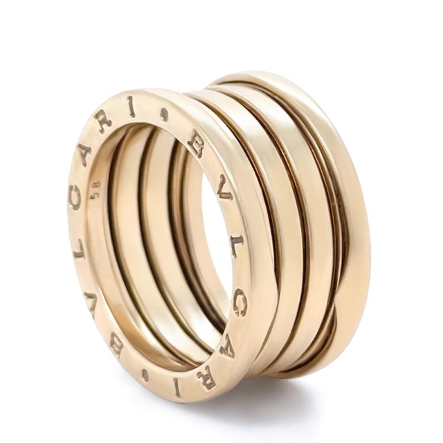 Inspired by the iconic Colosseum, the Bvlgari B.zero1 Four-Band Ring is a testament to Bvlgari’s bold and innovative...