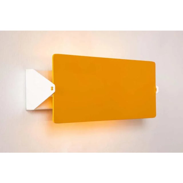 Nemo Lighting Large Charlotte Perriand 'Applique à Volet Pivotant Double' Wall Light in Yellow For Sale - Image 4 of 12