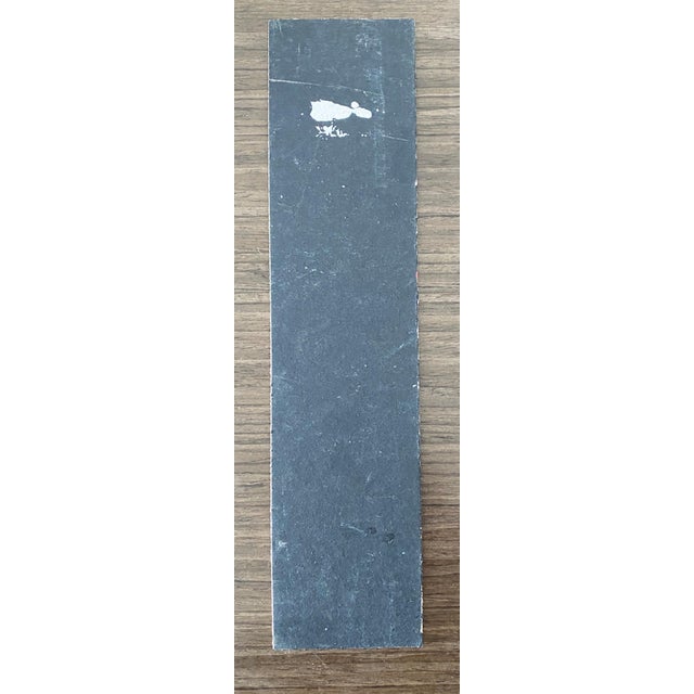 Late 20th Century Don Ahn, Gestural Abstraction, Miniature Abstract Expressionist Korean Modernist Painting, 1982 For Sale - Image 5 of 7