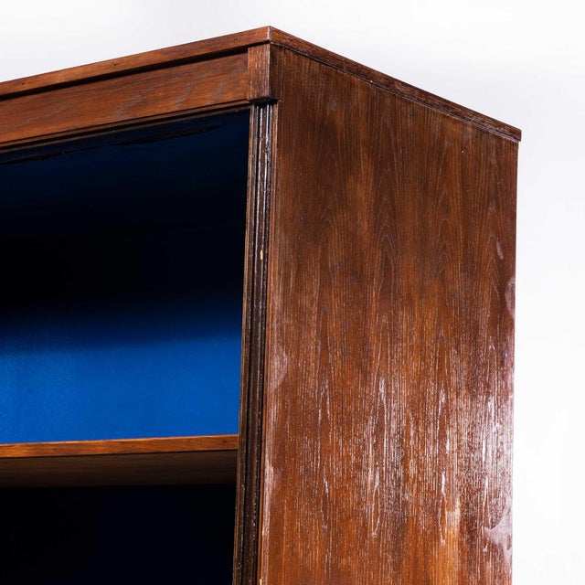 1940’s english large oak library shelving unit. Sourced in yorkshire this is good sized practical piece of storage with...