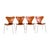Mid-Century Model 3107 Chairs in Teak by Arne Jacobsen for Fritz Hansen, Set of 4 For Sale - Image 15 of 15