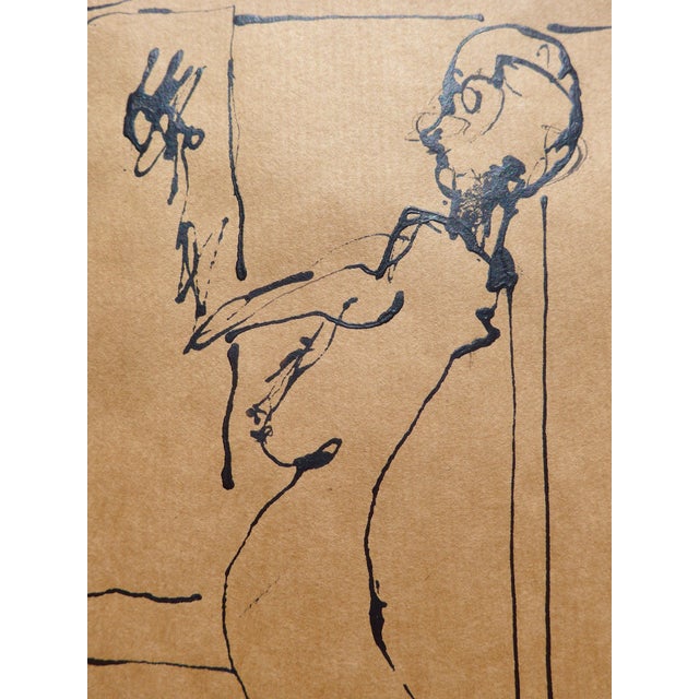 2020s "Clap" Contemporary French Figurative Drawing by Martha Holden For Sale - Image 5 of 8