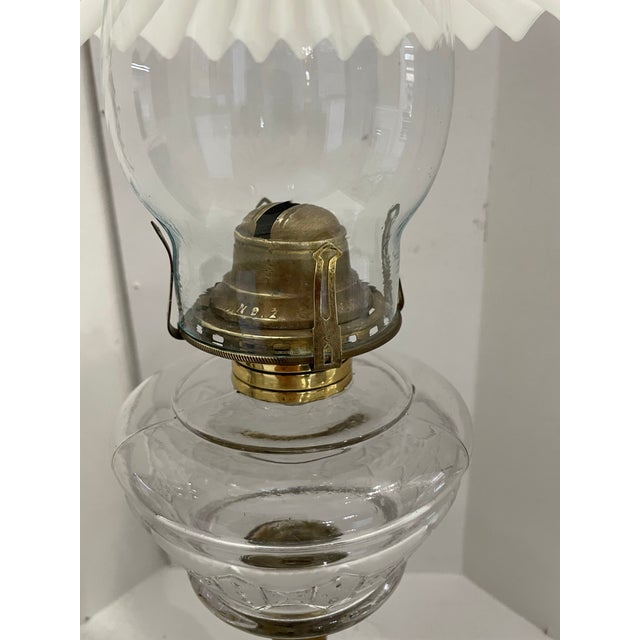 Late 19th Century Cherub Figural Oil Lamp W/Doves “ Peace “ For Sale In West Palm - Image 6 of 11