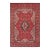 Shabby Chic Persian Tabriz Red/Blue Wool Rug - 7'3'' X 10'9'' For Sale