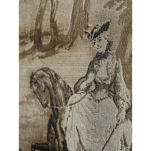 Late 19th Century Large Antique Framed English Tapestry For Sale - Image 5 of 5
