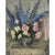 Antique Framed Oil Painting on Canvas by Lucien Hock (1899-1972), Floral Still Life in Delft Pot, Dated 1949 presents a...