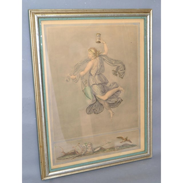 Wood Borghese 1890 Steel Engraving Greco Roman Scene Bernard Picture Co. New York For Sale - Image 7 of 13