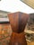 Mid-Century Modern Danish Burlwood Polished Pyramidal Lamp With Two Fixtures For Sale - Image 12 of 12